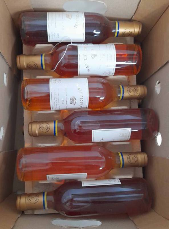 12 HALF BOTTLES SAUTERNES VINTAGE 1993 - 375 ML, 13.