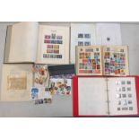 DAVO STAMP ALBUM WITH MINT AND USED GB STAMPS QV TO QEII, INCLUDING PENNY RED TUPPENNY BLUE ETC,