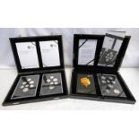 2008 UK ROYAL SHIELD OF ARMS & EMBLEMS OF BRITAIN SILVER PROOF COLLECTIONS, IN CASE OF ISSUE,