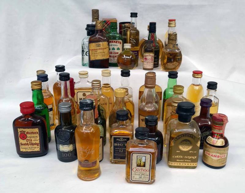 SELECTION OF VARIOUS BLENDED WHISKY & LIQUEUR MINIATURES TO INCLUDE OLD ORKNEY, CENTURY OF MALTS,
