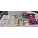 STAMP COLLECTORS ACCUMULATION OF GB AND CHANNEL ISLANDS STAMPS IN 19 VOLUMES,