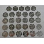 29 X 2011 OLYMPIC GAMES 50 PENCE COINS,