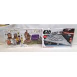 TWO SEALED 3-D PUZZLES INCLUDING STAR WARS : IMPERIAL STAR DESTROYER TOGETHER WITH HARRY POTTER :
