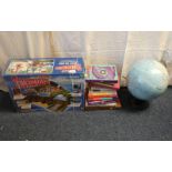 MATCHBOX THUNDERBIRDS TRACY ISLAND ELECTRONIC PLAYSET TOGETHER WITH GLOBE AND VARIOUS CHILDREN'S