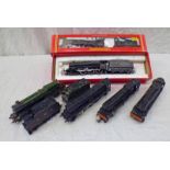 SELECTION OF OO GAUGE PLAYWORN LOCOMOTIVES INCLUDING BR BLACK 4-6-0 45192,