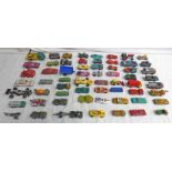 SELECTION OF VARIOUS CORGI, MATCHBOX, DINKY ETC MODEL VEHICLES INCLUDING JAGUAR 2.