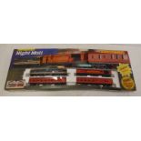 HORNBY R591 OO GAUGE NIGHT MAIL ELECTRIC TRAIN SET.