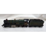 WRENN HO/OO GAUGE (REPAINTED) GW GREEN 4-6-0 "CARDIFF CASTLE" 4075 STEAM LOCOMOTIVE.