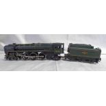 HORNBY OO GAUGE BR GREEN 4-6-2 "BLACK PRINCE" 70008 STEAM LOCOMOTIVE & TENDER