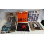 SELECTION OF VARIOUS VINYL RECORDS INCLUDING ARTISTS SUCH AS MICHAEL JACKSON, UFO,