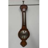 LATE 19TH CENTURY ROSEWOOD CASED BAROMETER.