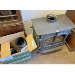 STOVAX, STOCKTON CLEAN-BURN STOVE WITH BOOKLET, 62CM TALL X 59.