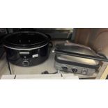 CROCKPOT AND A CUISINART GRILL -2-