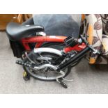 BROMPTON FOLDING BIKE Condition Report: The item is in used condition with cosmetic