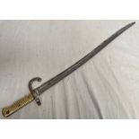 FRENCH M1886 CHASSEPOT YATAGHAN SWORD BAYONET DATED 1872