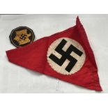 THIRD REICH PENNANT & SPORTS BADGE