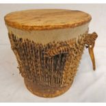 TRIBAL HIDE BOUND DRUM 30.