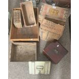 COLEMANS MUSTARD WOODEN ADVERTISEMENT CRATE,