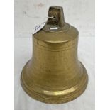 BRASS SHIPS BELL 27CM TALL