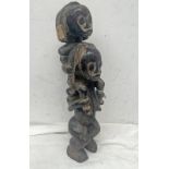 FANG GUARDIAN RELIQUARY FIGURE FROM GABON