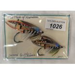 2 SALMON FLIES,