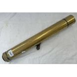 WW1 BRASS GUN SIGHT TELESCOPE BY DALLMEYER AND DATE 1918 Condition Report: Single
