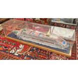 CASED MODEL SHIP "ORIANA" BY SCALE MODELS WESTON 101 CM LONG Condition Report: