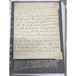 AUTOGRAPHED LETTER FROM THE DUKE OF MONTROSE TO VISCOUNT SIDMOUTH DATED 30TH DECEMBER 1819,