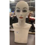 FEMALE BUST MODEL Condition Report: Composite rubber like material