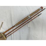 JBS NOTLEY 3 PIECE CANE FLY ROD IN A BAG