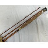 JBS NOTLEY 3 PIECE CANE FLY ROD IN A FLY ROD BAG