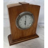 SMITH, LONDON VINTAGE AUTOMOTIVE / AUTOMOBILE CAR CLOCK MOUNTED IN A WOODEN STAND,