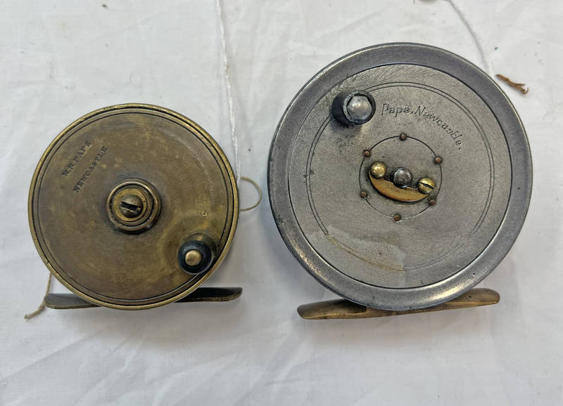 2 PAPE OF NEWCASTLE FISHING REELS 3 1/4" AND 2 1/2" -2-