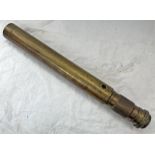 BRASS ROSS LONDON GUN SIGHT / TELESCOPE WITH VARIOUS MARKINGS