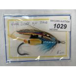 SALMON FLY JACK SCOTT 6/0 BLUE BY E J KUBLIN 2022