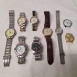 SELECTION OF VARIOUS GENTS WRISTWATCHES INCLUDING ROSS, CITIZEN,