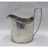 GEORGE III SILVER CREAM JUG,