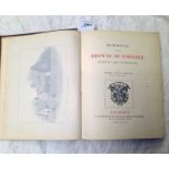 MEMORIALS OF THE BROWNS OF FORDELL FINMOUNT AND VICARSGRANGE BY ROBERT RIDDLE STODART - 1887