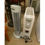 2 ELECTRIC HEATERS