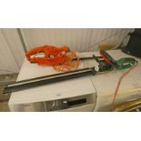 QUALCAST ELECTRIC HEDGE TRIMMER & ONE OTHER
