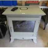 CHESNEY'S OPTI-MYST LGE 001233 ELECTRIC STOVE WITH REMOTE