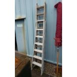 METAL STEP LADDER AND ONE OTHER LADDER