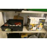 WAGNER 800ML PAINT SPRAY GUN & TOOL BOX WITH CONTENTS OF VARIOUS TOOLS Condition Report: