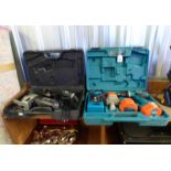 MAKITA BATTERY POWERED HAND DRILL WITH CHARGER & 240 VOLT JIG SAW