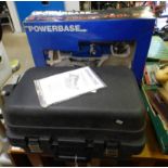 POWERBASE 5 PIECE TOOL KIT WITH BOX & TOOLTEC METAL & CIRCULAR SAW 2 IN 1 WITH LASER FUNCTION