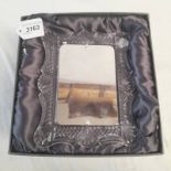 WATERFORD CRYSTAL FRAMED MIRROR IN WATERFORD BOX