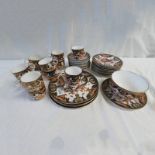 DERBY TEASET TO INCLUDE 12 CUPS, SAUCERS, SIDEPLATES ETC.