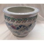 LARGE CHINESE PORCELAIN FLOWER POT