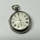 SILVER DOUBLE CASED POCKET WATCH