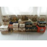 19 LILLIPUT LANE MODEL HOUSES, ALL WITH ORIGINAL BOXES, SOME WITH CERTIFICATE, DEEDS,